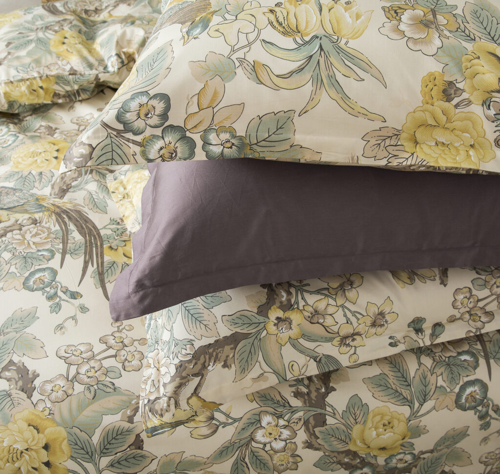 Chinoiserie Chic Pheasant Bird Asian Style Tapestry Duvet Cover Set